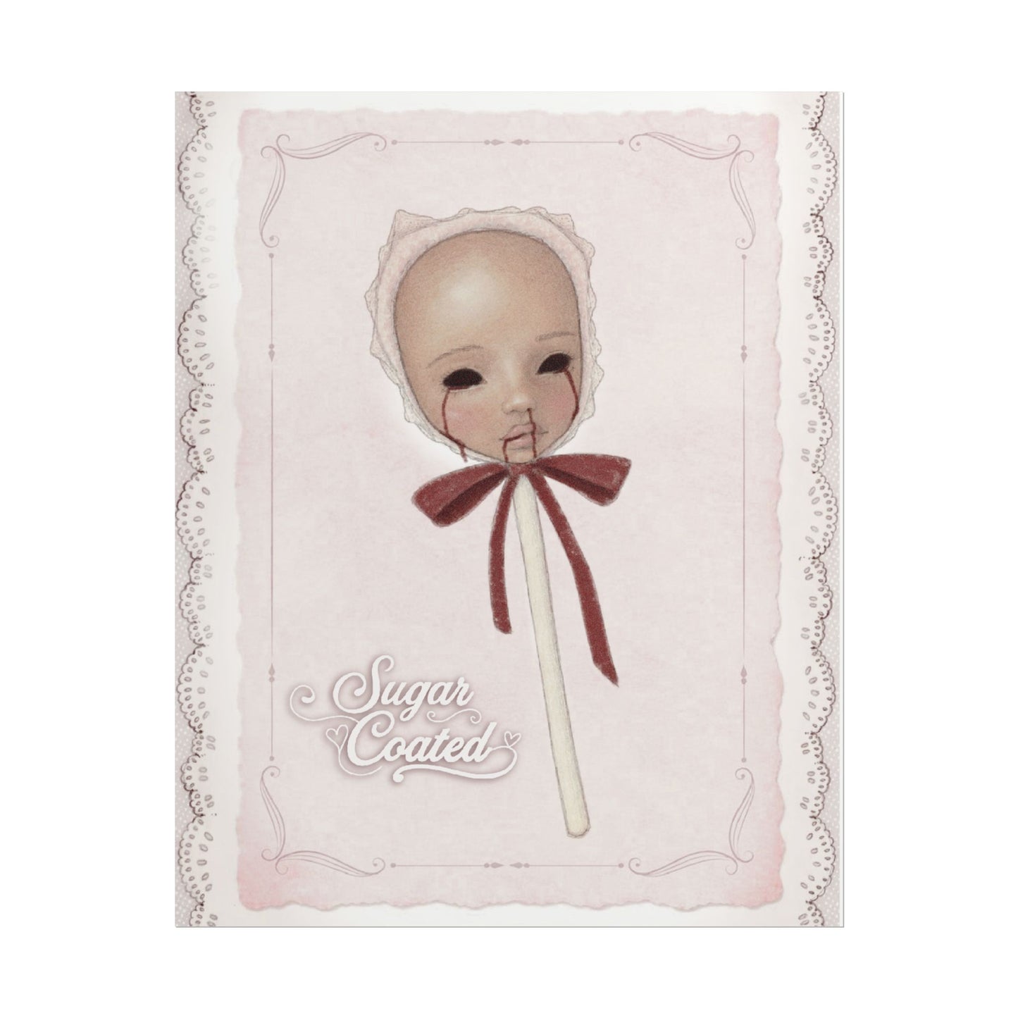 Sugar Coated Lollipop Art Poster