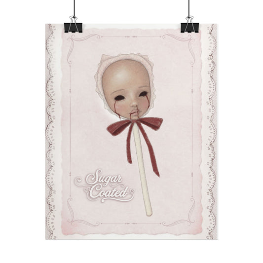 Sugar Coated Lollipop Art Poster
