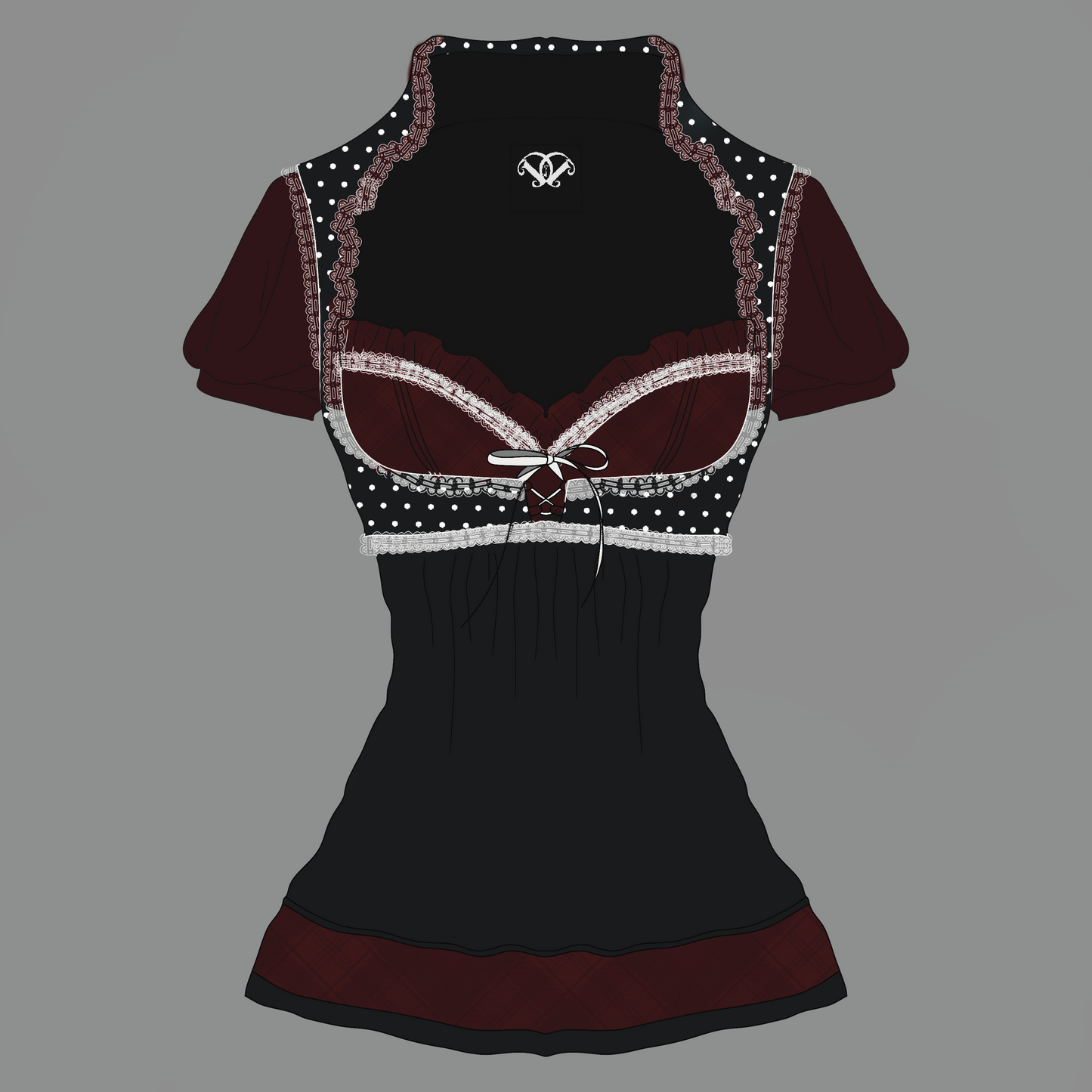 Midnight Confession Corset Top Reservation