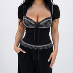 Midnight Confession Corset Top